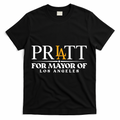 Pratt For Mayor Of Los Angelas LA Pride T-Shirt - Black