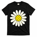 Pickleball Sun Flower Daisy T-Shirt - Black