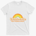 Retro California The Golden State Vintage 70s T-Shirt - White