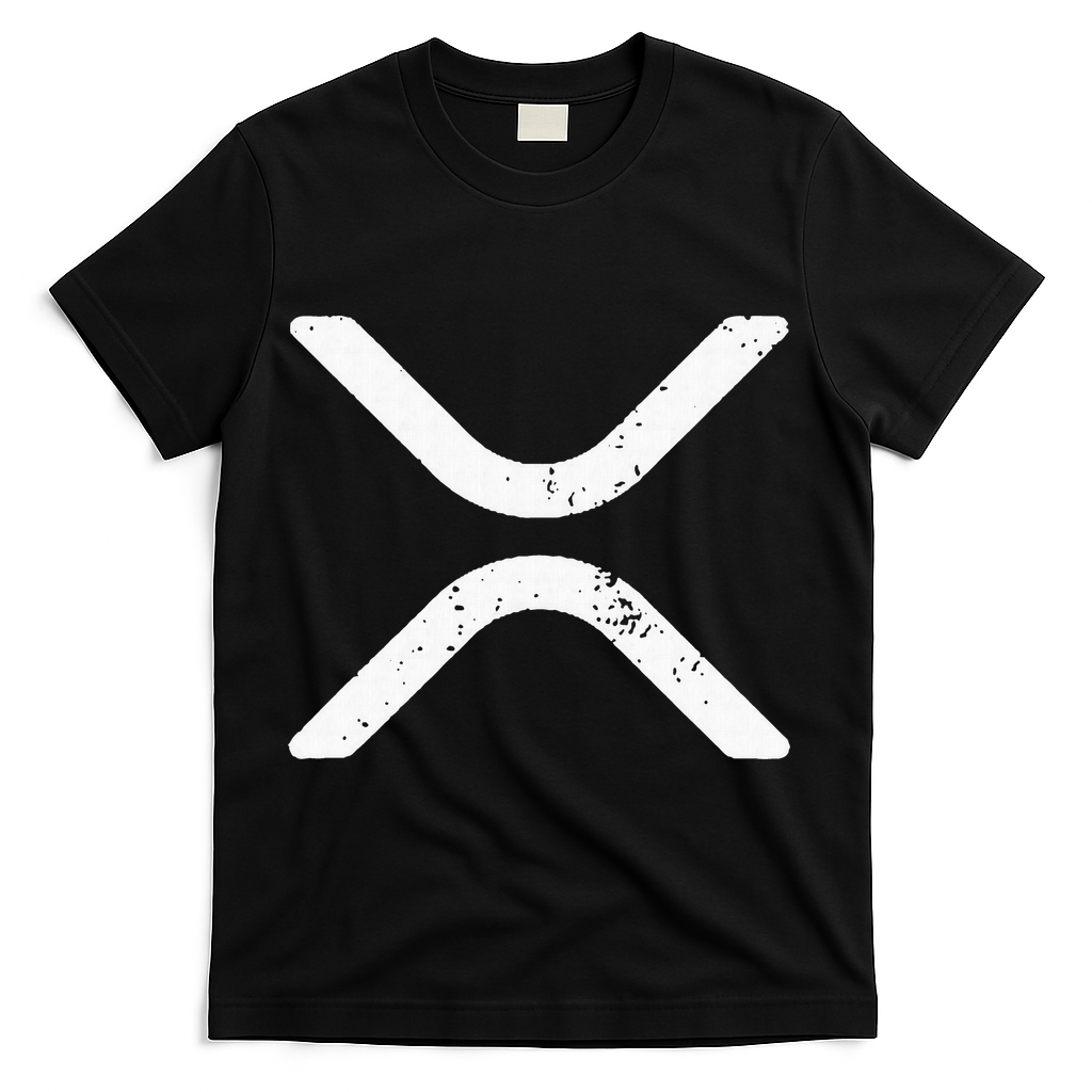 Ripple Logo XRP T-Shirt - Black
