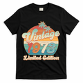 Retro Tropical Vintage 1973 Limited Edition 50th Birthday T-Shirt - Black