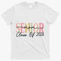Senior Mom Class Of 2026 T-Shirt - White