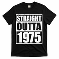 Straight Outta 1975 50th Birthday T-Shirt - Black