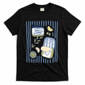 Sardines Tin Coastal Mediterranean Seafood T-Shirt - Black