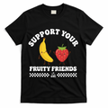 Support Your Fruity Friends Love Wins T-Shirt - Black
