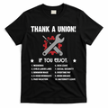 Thank A Union! T-Shirt - Black