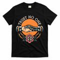 Trust No One Handshake Snake Traditional Tattoo Art T-Shirt - Black