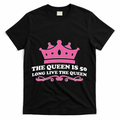 The Queen Is 50 Funny 50th Birthday T-Shirt - Black