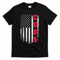 Vintage Cubs Name American US Flag Sports T-Shirt - Black