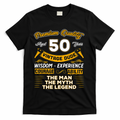 Vintage Dude The Man Myth Legend 50 Yrs 50th Birthday Shirt T-Shirt - Black