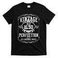 50th Birthday Genuine All Original Parts T-Shirt - Black
