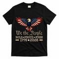 We The People Bold Proud Free 1776-2026 T-Shirt - Black